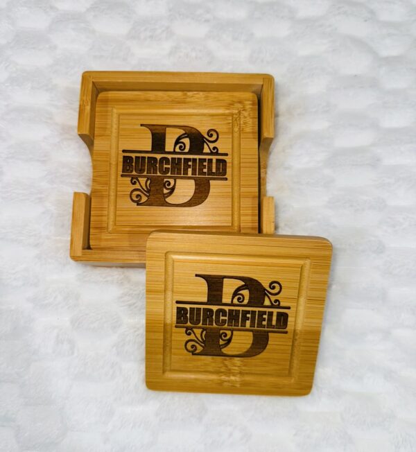 Engraved Coaster Set