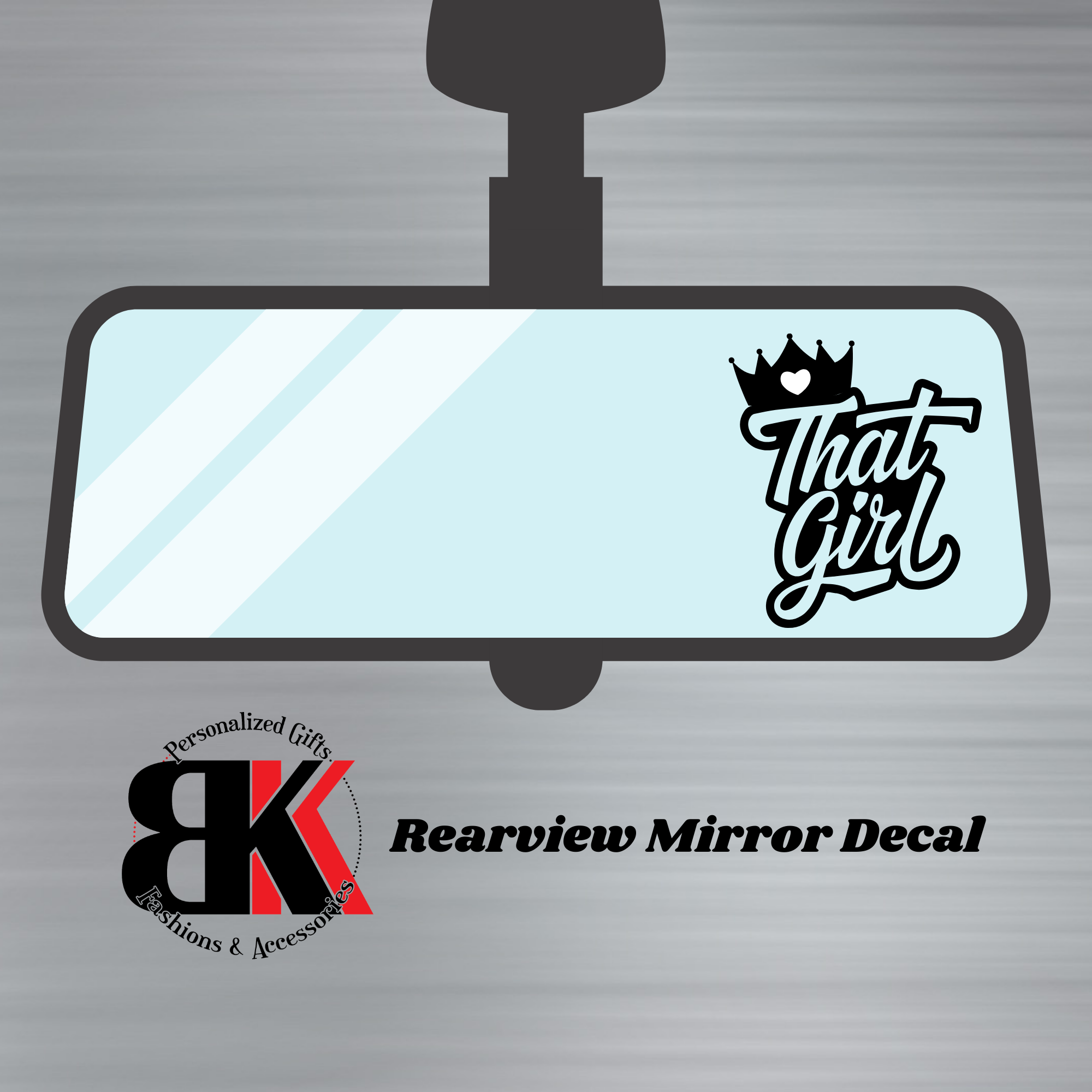 Affirmations Rearview Mirror Decal