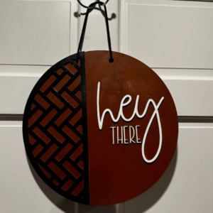 Geometric Round Door Hanger