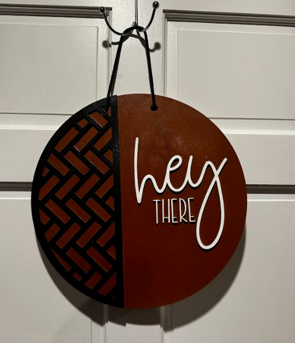 Geometric Round Door Hanger