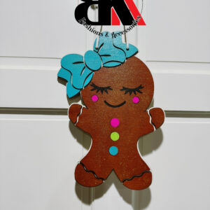 Gingerbread Girl Door Sign