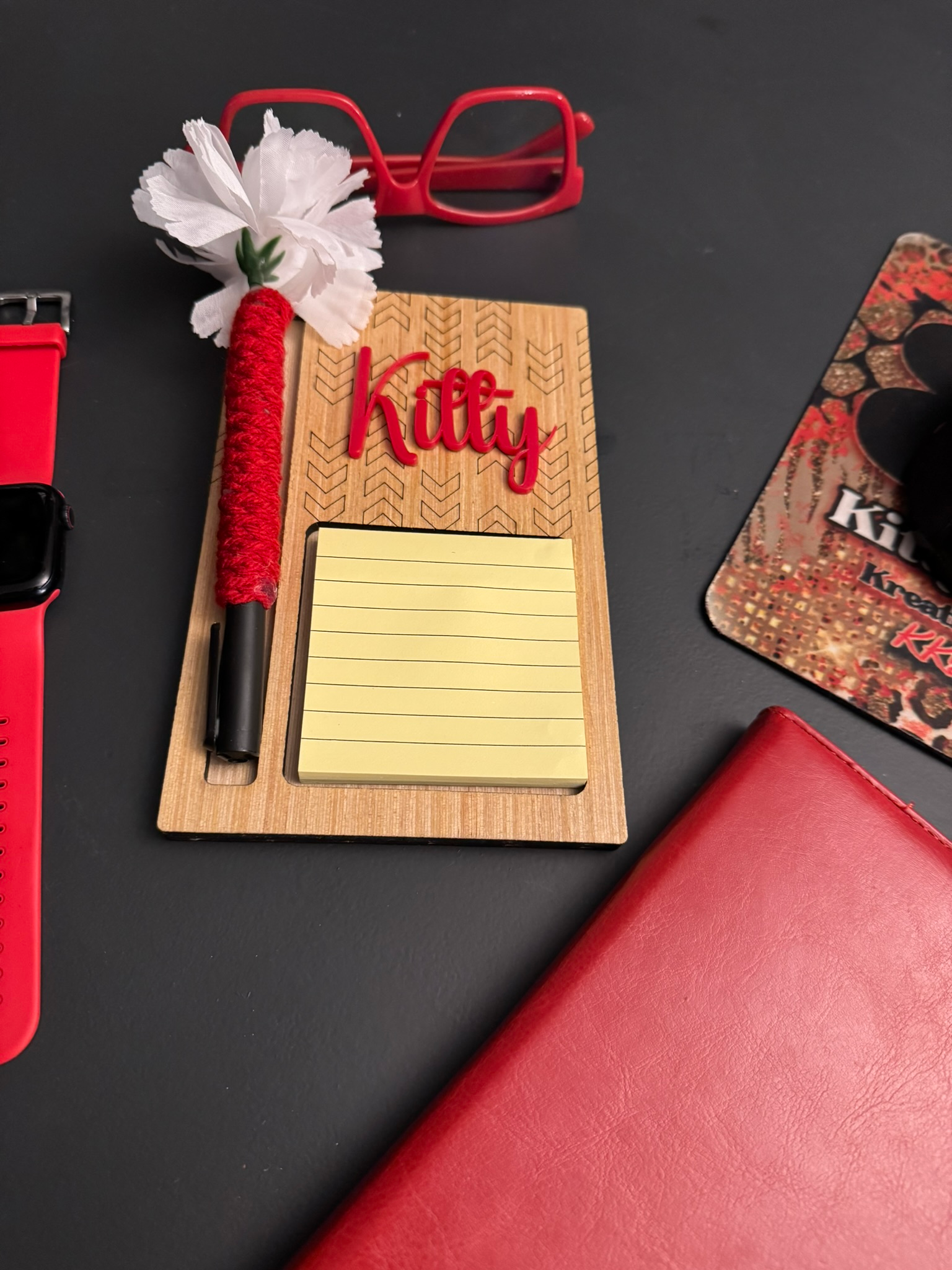 Geometric Sticky Note Holder