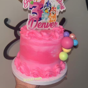 Custom Printed Acrylic Cake Topper