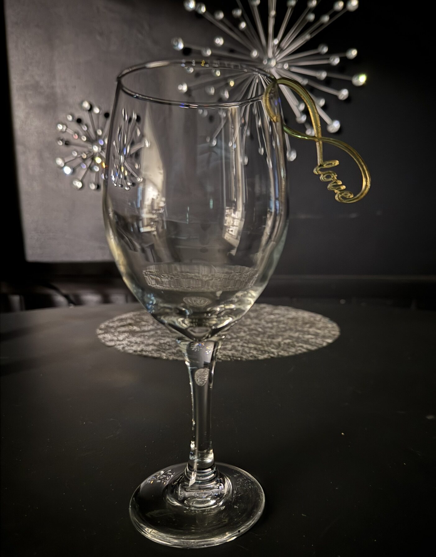 Infinity "Love" Drink Charm