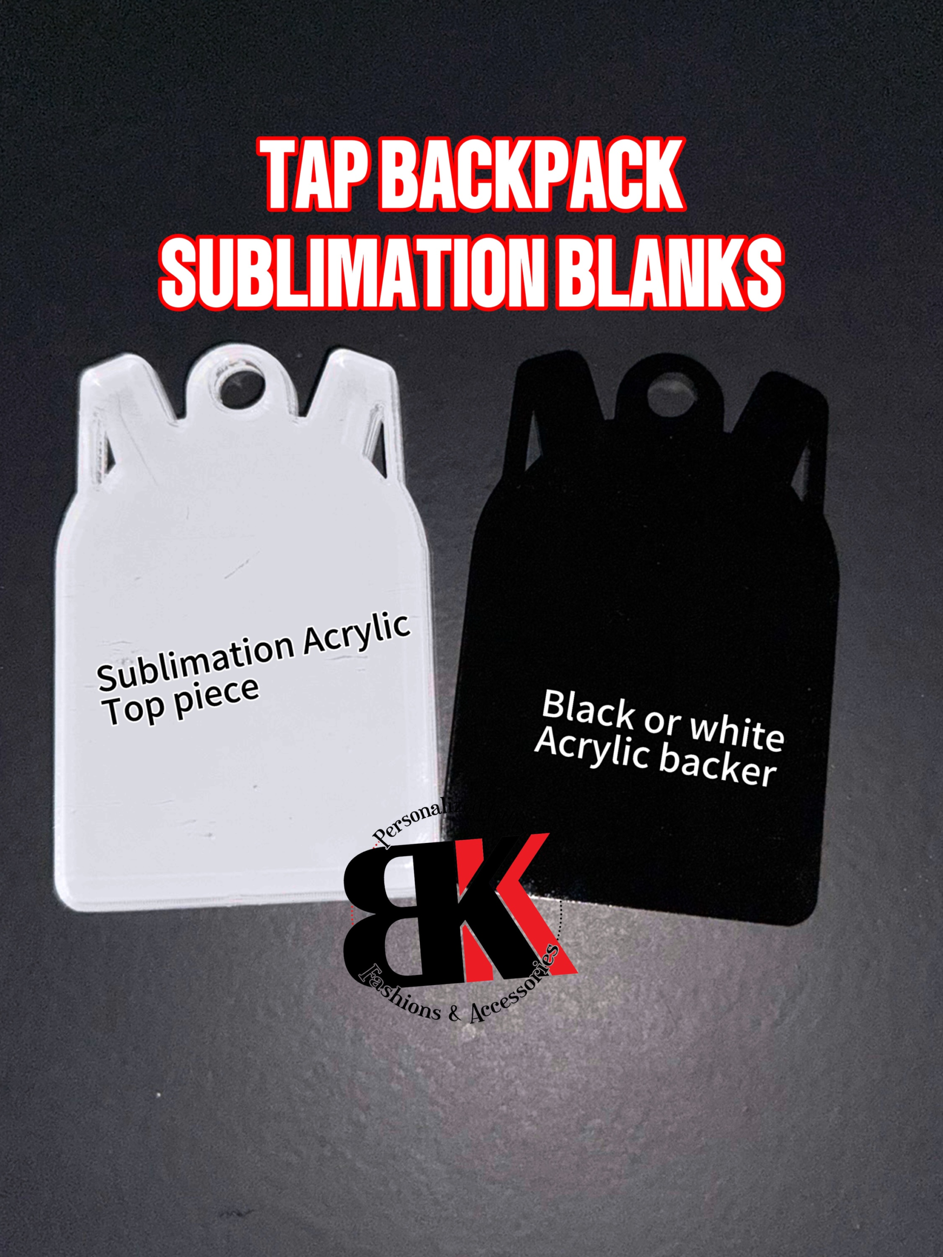 NFC Backpack Tag BLANKS