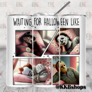 Waiting for Halloween Tumbler