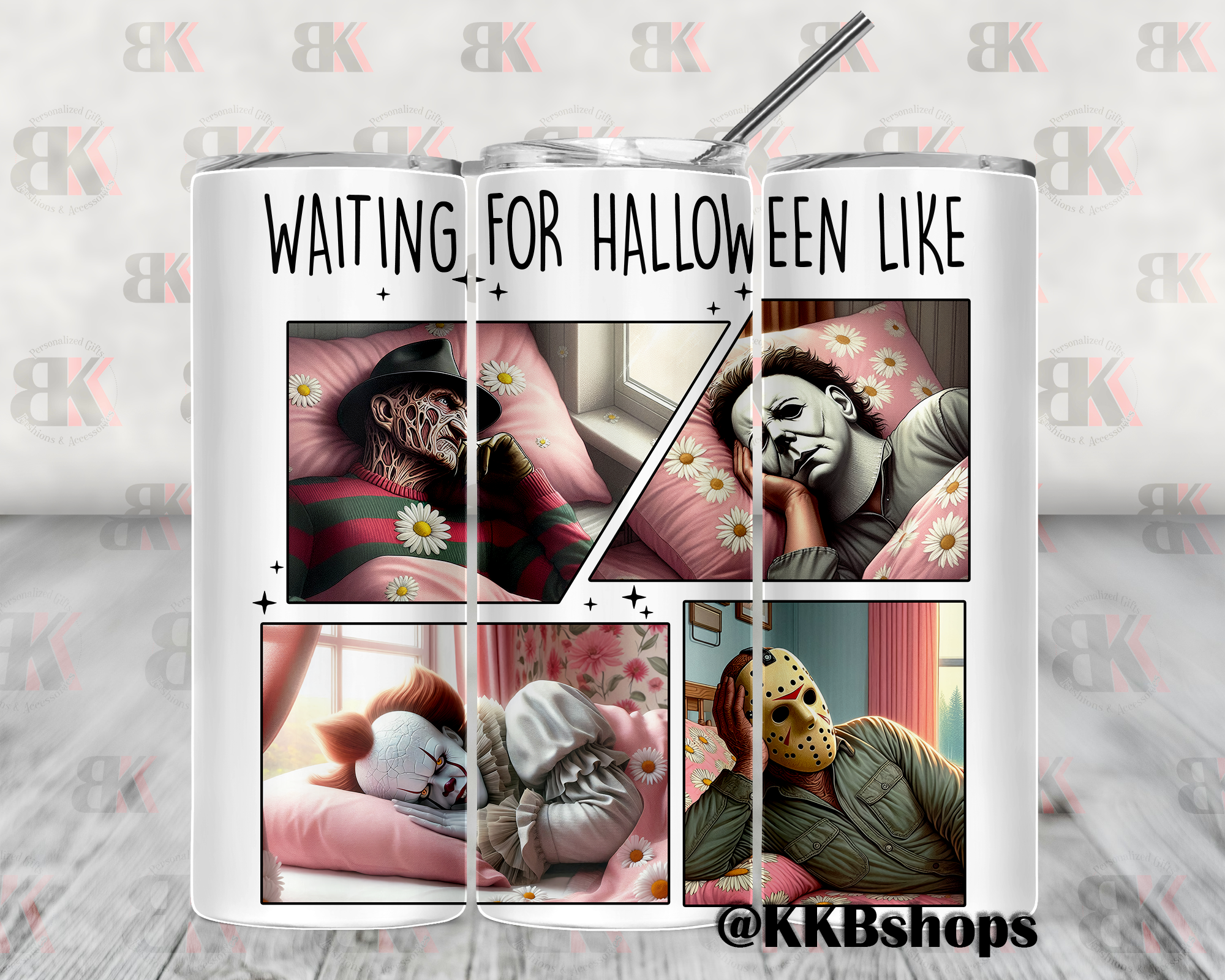 Waiting for Halloween Tumbler