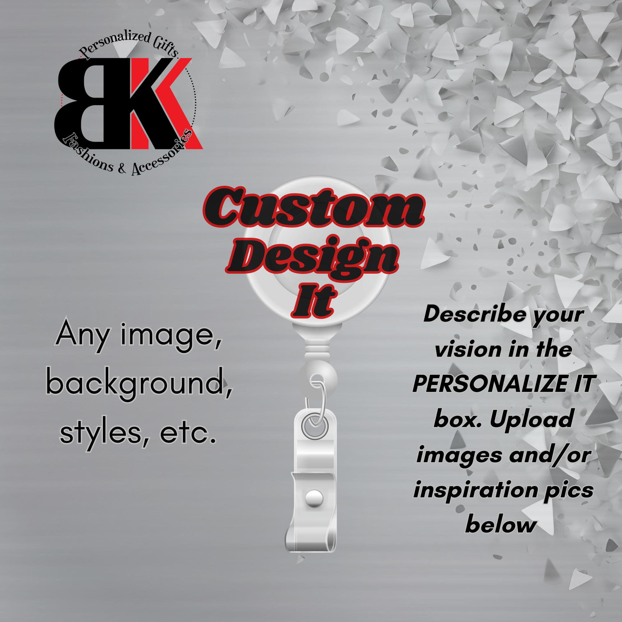 Custom Designed Badge Reel