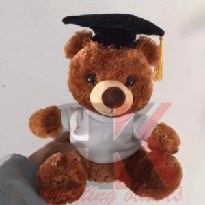 Graduation Bear w/sublimation blank t-shirt