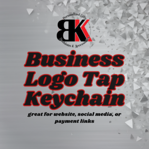 Business Logo Tap Keychain