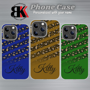 Wild Stripe Luxe Personalized Phone Case