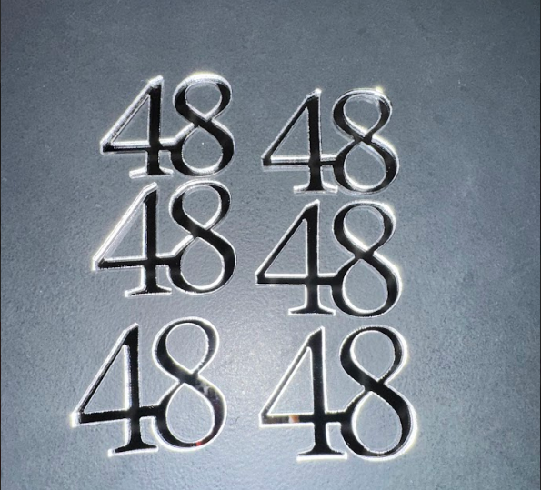 Age Acrylic Cake Cupcake Topper