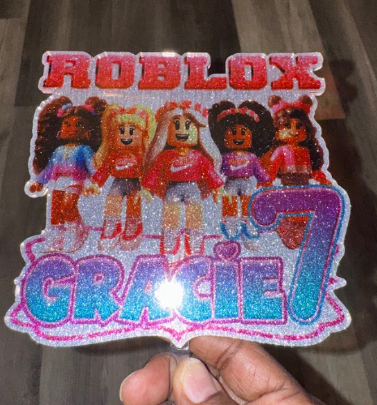 Acrylic Character Cake Topper