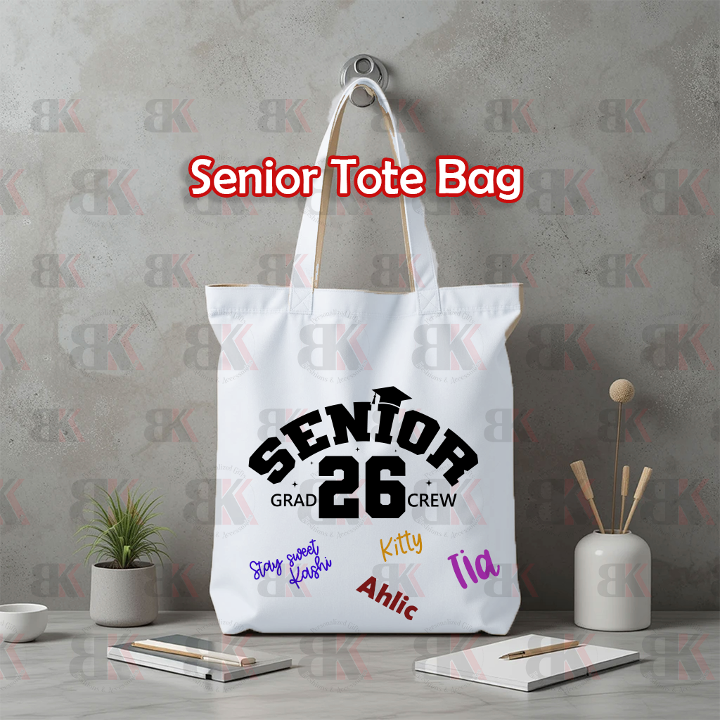 Senior Grad Autograph Tote Bag