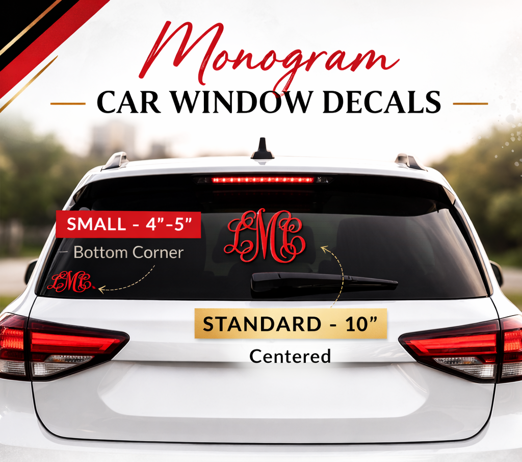 Car Monogram Decals