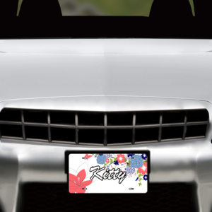 Bright Bloom Car Tag