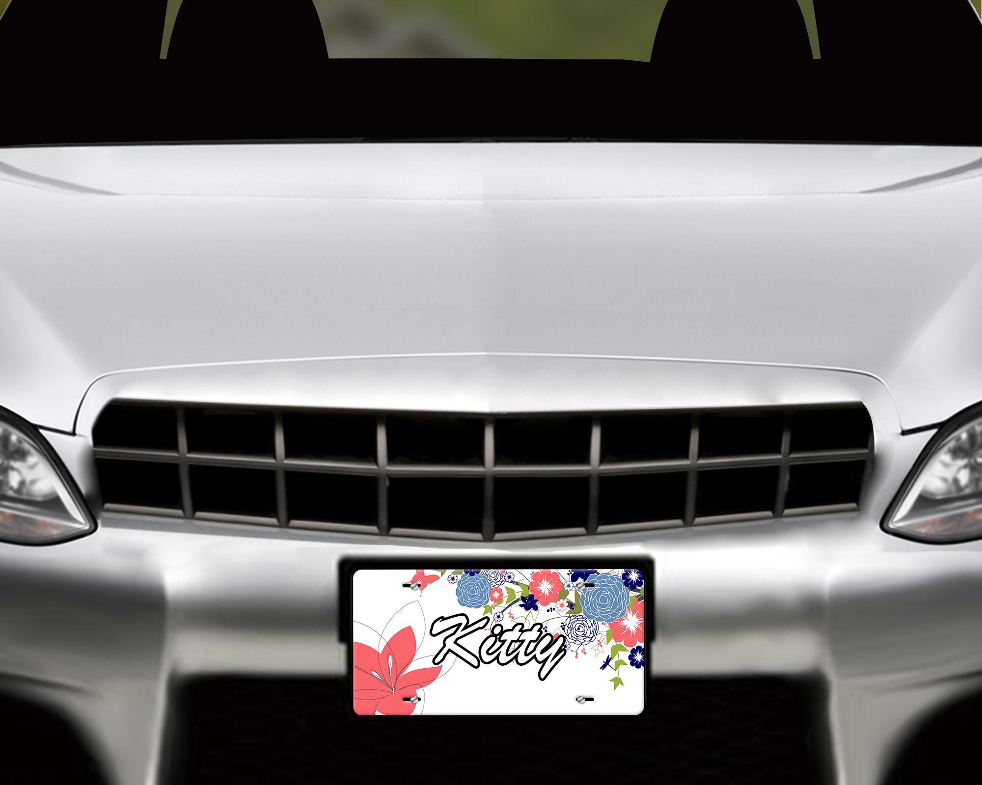 Bright Bloom Car Tag