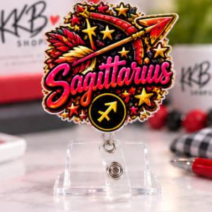 Sagittarius Zodiac Badge Reel